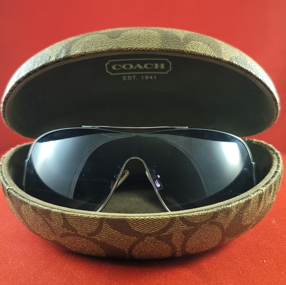 Coach Womens Hazel S563 size 57-18-120 Tortoise/Brown Aviator Sunglasses w/Case - Picture 3 of 11